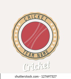 Cricket team emblem