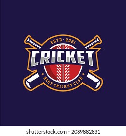 Cricket Team Logo Template Design