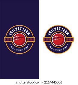 Cricket Team Logo Template Design