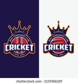 Cricket Team Logo Template Design