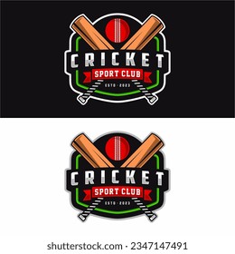 Cricket Team Logo Template Design
