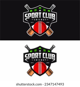 Cricket Team Logo Template Design