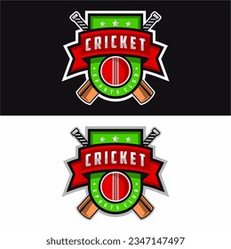 Cricket Team Logo Template Design