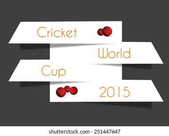 Cricket Typographical Background
