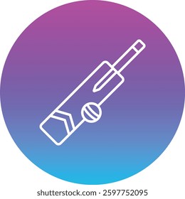 Cricket vector icon. Can be used for printing, mobile and web applications.