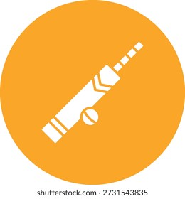 Icono de Vector de cricket. Se puede utilizar para aplicaciones de impresión, móviles y de Web.