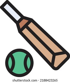 Cricket Vector illustration on a transparent background.Premium quality symmbols.Stroke vector icon for concept and graphic design.