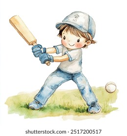 cricket aquarela clipart ilustração isolada