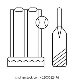 cricket   wicket   bat 