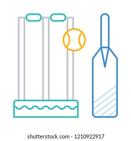 cricket   wicket   bat 