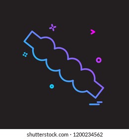 Cricket wicket icon design vector