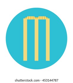 Cricket Wicket Vector Icon