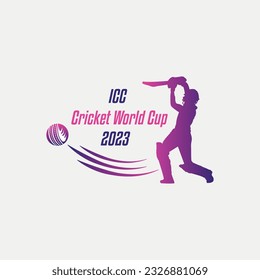 Cricket World Cup 2023 Vector Design