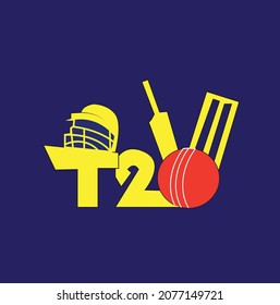 Cricket World Cup Icon Vector Eps10