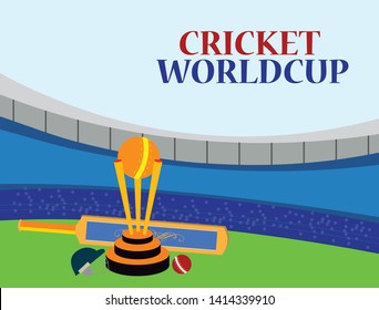 Cricket World Cup Trophy Stadium