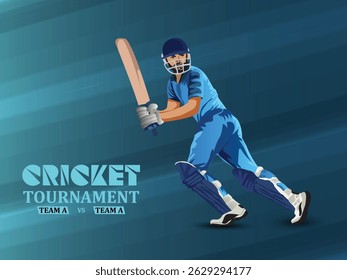 Cricket World Tournament Championship League Match Banner