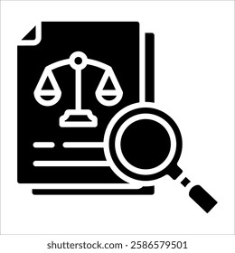 Crime Analysis Icon Element For Design