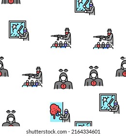 Ilustración De Línea Delgada Del Vector De Acciones Ilegales Del Bandido Del Crimen