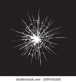 Crime busted circle break gray crystal pane isolated on white backdrop. Freehand outline ink hand drawn picture sketchy in art doodle retro graphic style pen on paper. Closeup view with space for text Crime busted circle break gray crystal pane isolated on white backdrop. Freehand outline ink hand drawn picture sketchy in art doodle retro graphic style pen on paper. Closeup view with space for text
