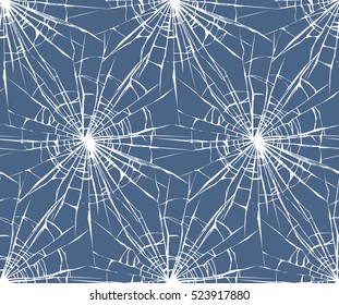 Crime busted circle break white crystal pane isolated on grey backdrop. Freehand outline ink hand drawn picture sketchy in art doodle retro graphic style pen on paper. Closeup view