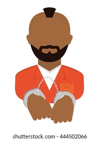 Crime design over white background, vector illustration.