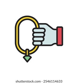 Crime Extortion Icon Vector Illustration
