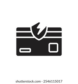 Fraude de delito lleno de Ilustración vectorial de iconos