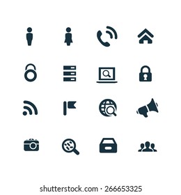 crime Icons Vector set