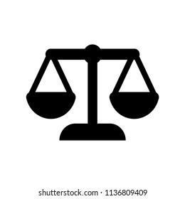 crime integrity silhouette equilibrium weight isolated equal black compare scale sign equality court measurement legal lawyer weight vector judge justice law balance icon symbol