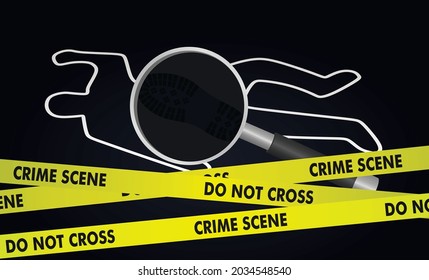 157 Crime Scene Footprints Stock Vectors, Images & Vector Art ...