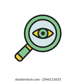 Crime Investigation Icon Vector Illustration