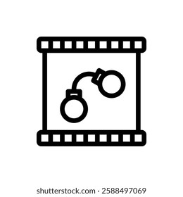 Crime Outline Icon. Crime Icon