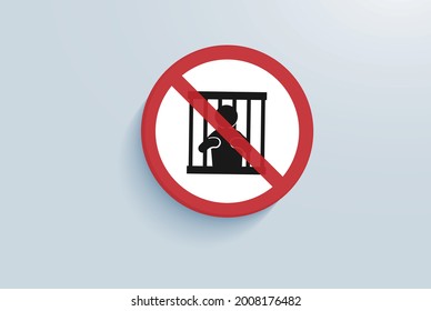crime punishment icon vector design