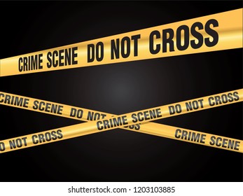 Crime Scene Do Not Cross vector