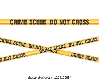 Crime Scene Do Not Cross vector