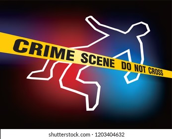 Crime Scene Do Not Cross Vector Stock Vector (Royalty Free) 1203404632 ...