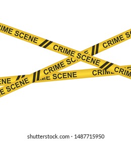 Crime Scene Do Not Cross Vector Stock Vector (Royalty Free) 1487715950 ...