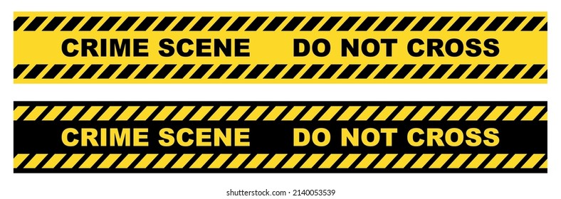 Crime Scene Do Not Cross Sign Stock Vector (Royalty Free) 2140053539 ...