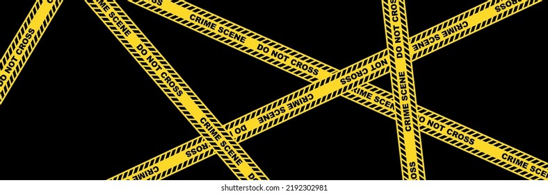 Crime scene do not cross sign