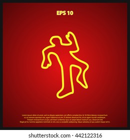 crime scene icon