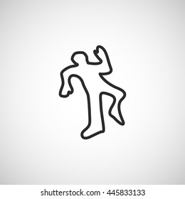 crime scene icon