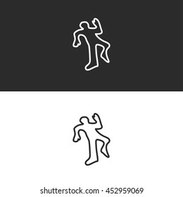 crime scene icon