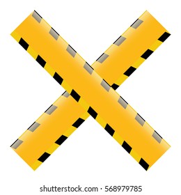 crime scene tape icon image vector illustration design 