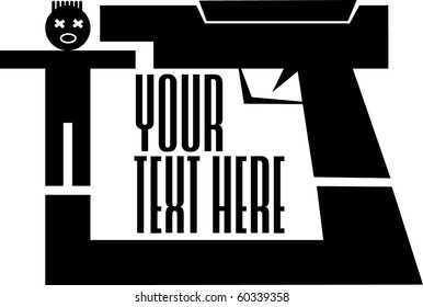 Crime Scene vector illustration
