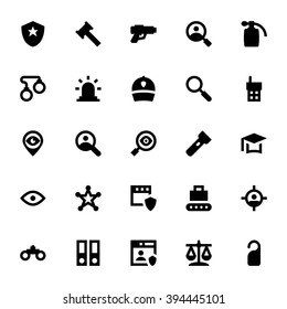 Crime and Security Vector Icons 1