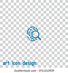 crime vector icon on an abstract background