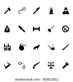 Crime Vector Icons 1