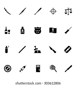 Crime Vector Icons 2