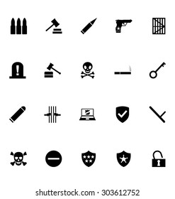 Crime Vector Icons 3