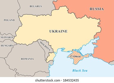 Russia Ukraine Map Gorseller Stok Fotograflar Ve Vektorler